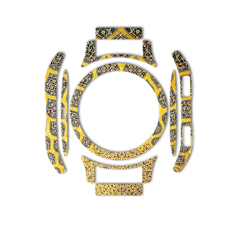 بسته 2 عددی برچسب ماهوت مدل Sheikh Lotfollah Mosque-tile Design مناسب برای ساعت هوشمند Samsung Galaxy Watch 46mm