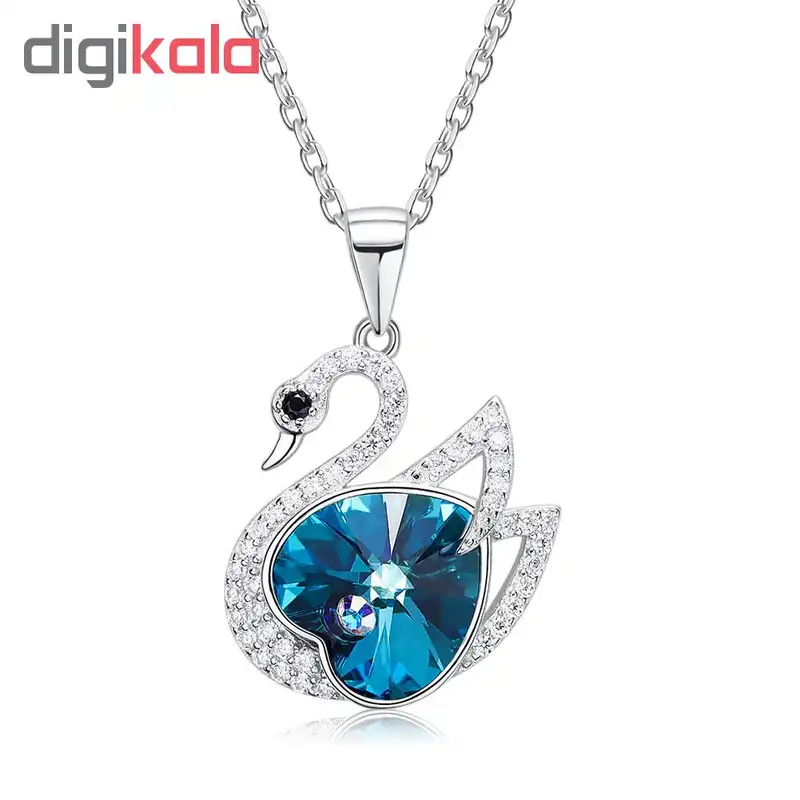 گردنبند نقره زنانه شهر جواهر مدل SJ-CN013