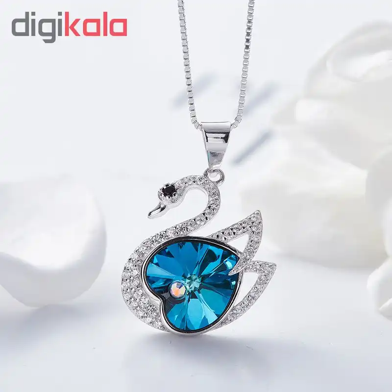 گردنبند نقره زنانه شهر جواهر مدل SJ-CN013