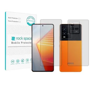 Rock space HyGEL model hydrogel screen protector suitable for Vivo iQOO 10 mobile phone with back protector