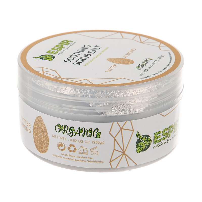 نمک لایه بردار دریایی اسپیر مدل Bitter Almond مقدار 250 گرم