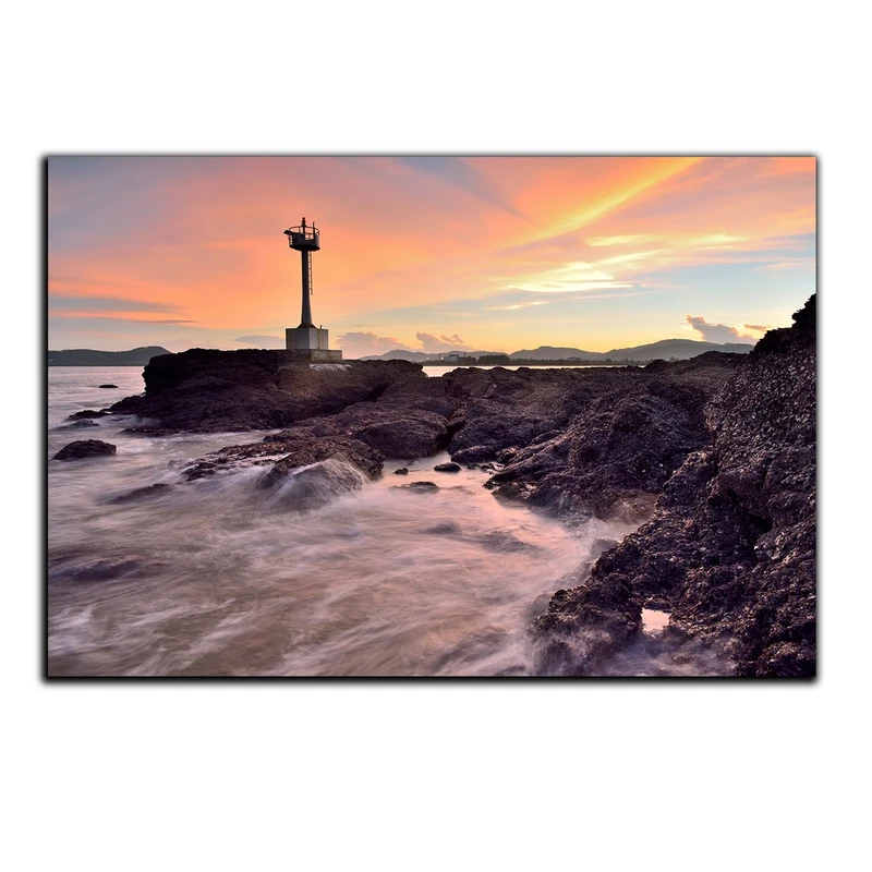 تابلو شاسی بکلیت طرح ساحل صخره ای و دریا مدل SH-S1124