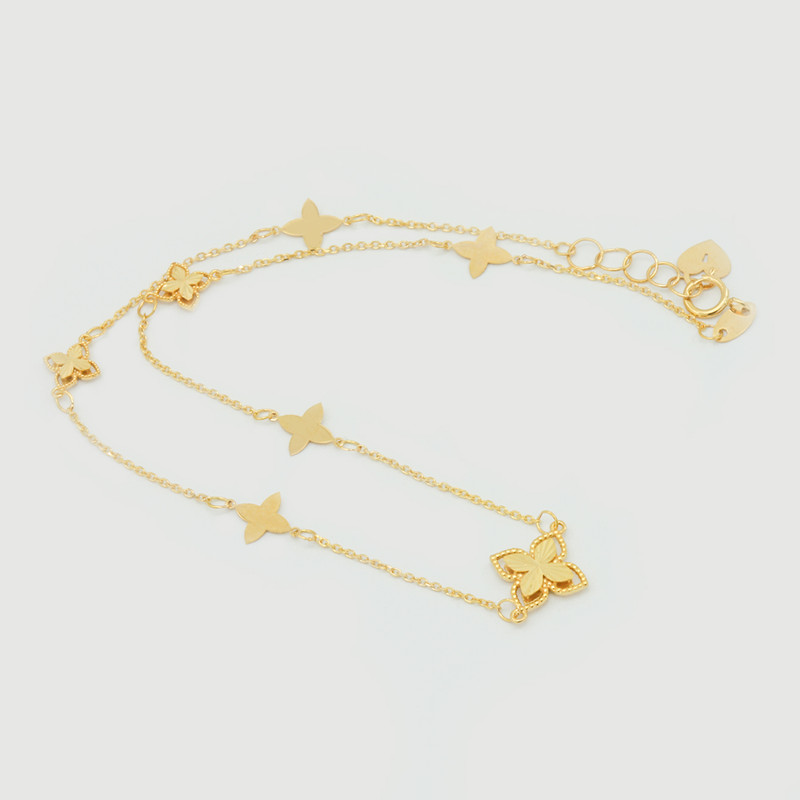 پابند طلا 18 عیار زنانه مایا ماهک مدل MA0177 ونکلیف تراش