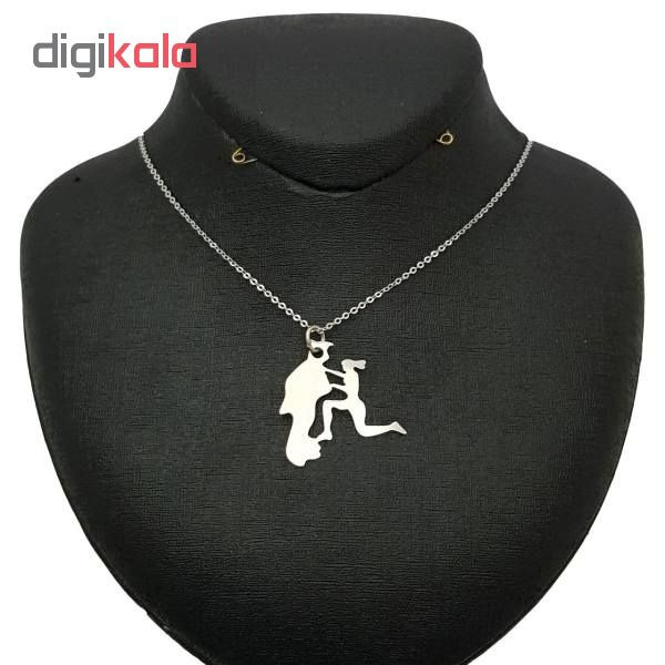 گردنبند نقره طرح ورزشی مدل sn3