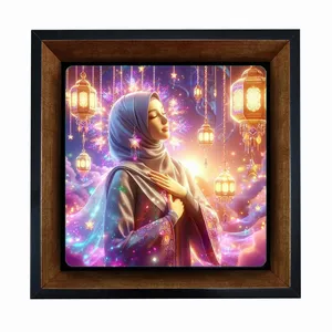 تابلو کاشی مبین ایده طرح دخترانه رمضان کد   X27  -  m1443
