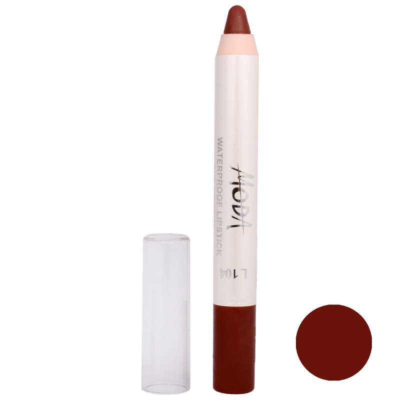 رژ لب مدادی مودا مدل waterproof lipstick شماره 104