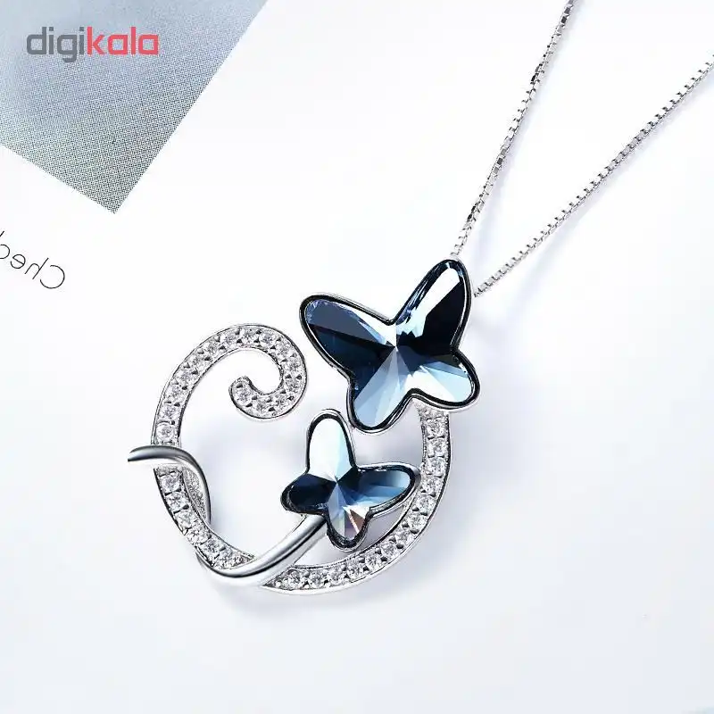 گردنبند نقره شهر جواهر مدل SJ-CN014