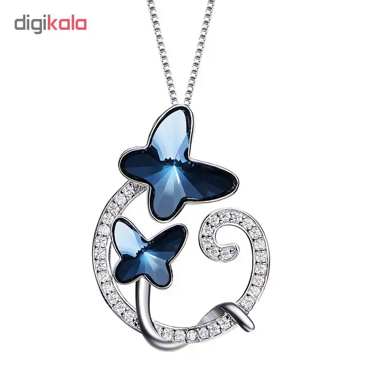 گردنبند نقره شهر جواهر مدل SJ-CN014