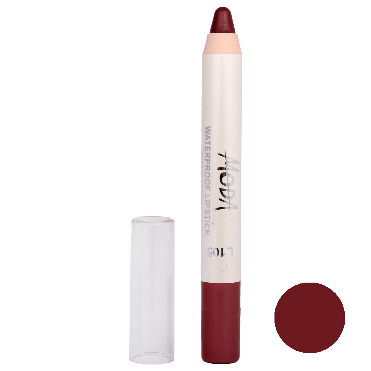 رژ لب مدادی مودا مدل waterproof lipstick شماره 105 رژ لب مدادی مودا مدل waterproof lipstick شماره 105