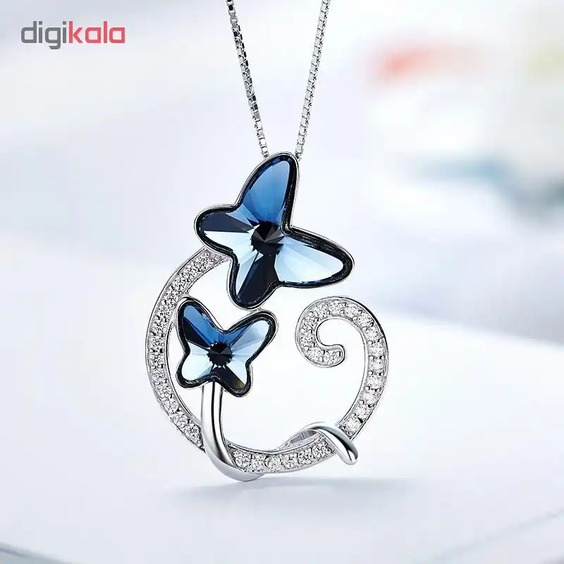 گردنبند نقره شهر جواهر مدل SJ-CN014