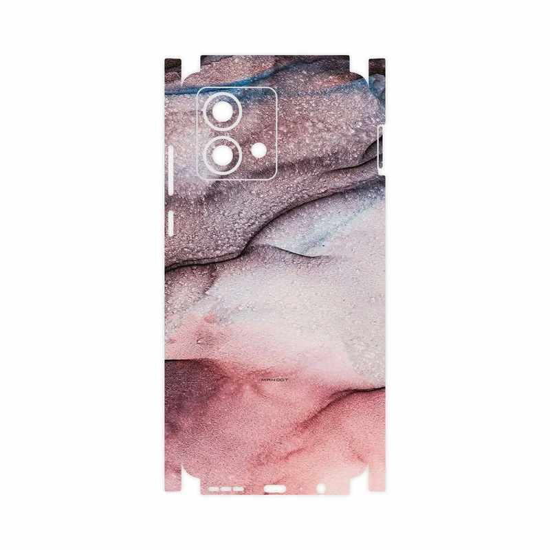 برچسب پوششی ماهوت مدل Smoky pink marble-FullSkin مناسب برای گوشی موبایل موتورولا Moto G84