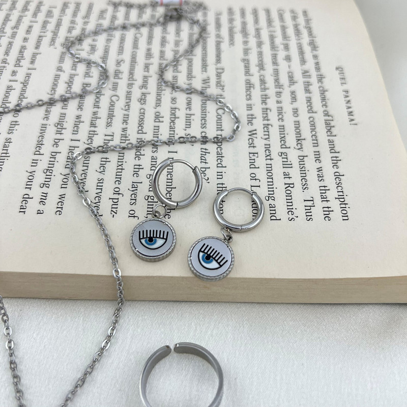 نیم ست زنانه مدل چشم کد M4431