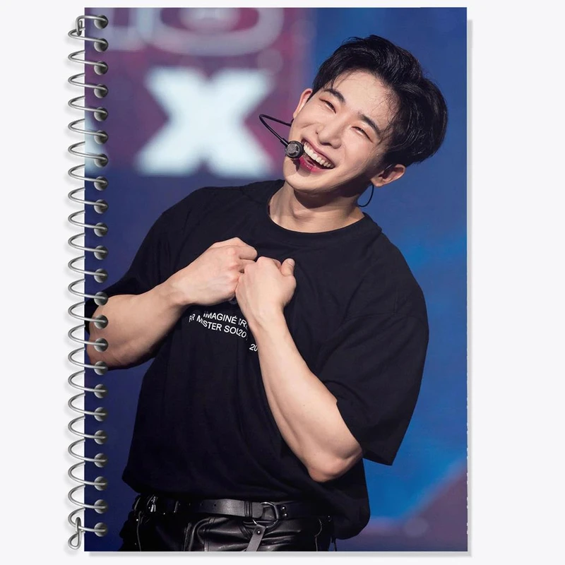 دفتر لغت 50 برگ خندالو مدل ونهو گروه مانستا اکس Monsta X کد 21194