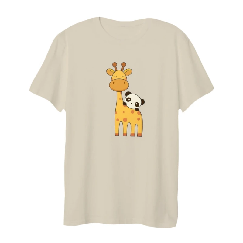 تی شرت لانگ زنانه مدل زرافه کد 1