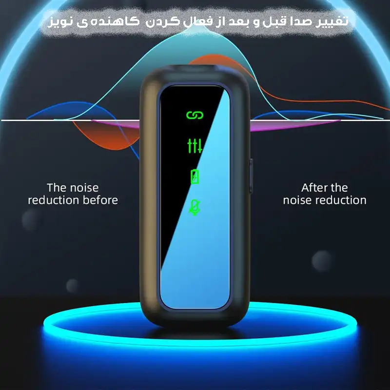ست میکروفن بی سیم مدل SX6 Lightning بسته 3 عددی