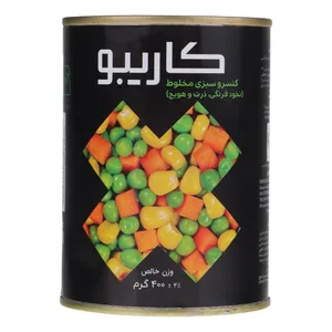 کنسرو مخلوط سبزیجات کاریبو - 400 گرم