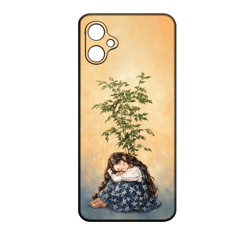 کاور طرح دخترانه کد 107 مناسب برای گوشی موبایل سامسونگ Galaxy A06  