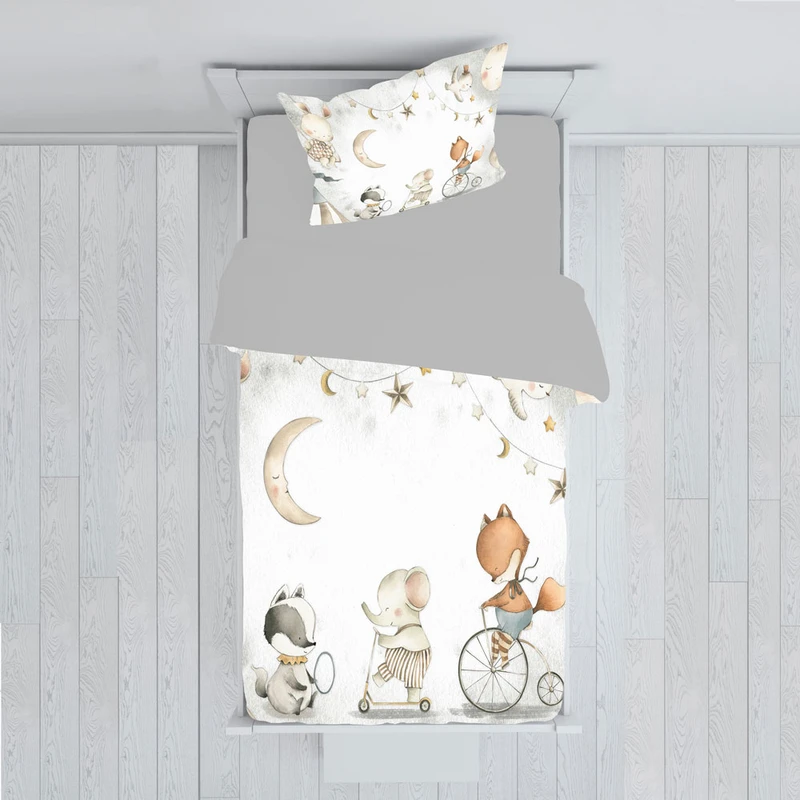 سرویس روتختی مدل کارتونی TXY481 تک نفره 5 تکه