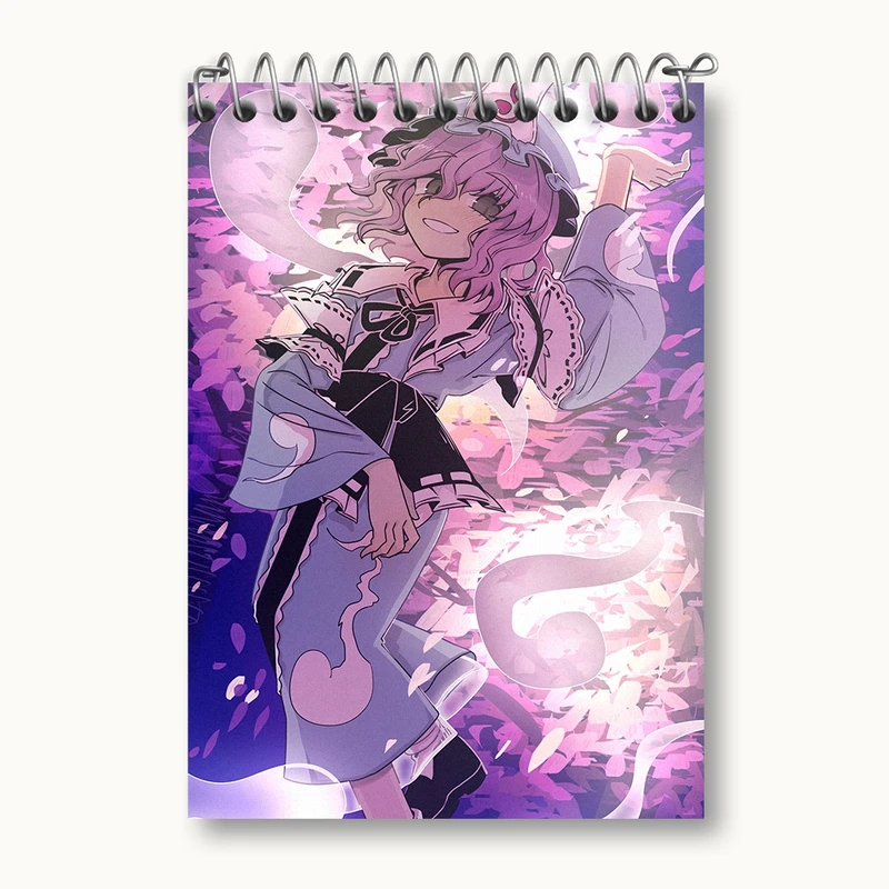 دفتر یادداشت 50 برگ خندالو مدل بازی توهو (Touhou) کد 35741