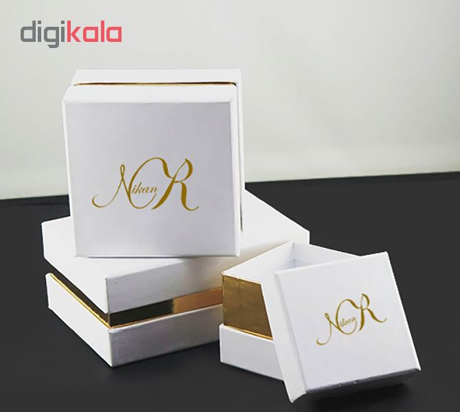گوشواره طلا 18 عیار نیکان زر مدل GE146 - 3