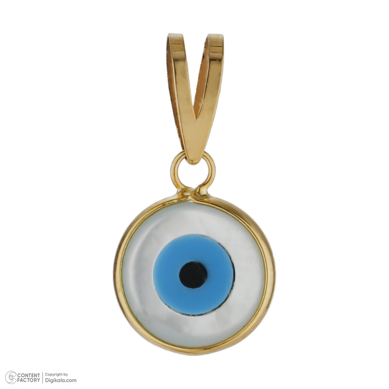 آویز گردنبند طلا 18 عیار زنانه مایا ماهک مدل MM1837 طرح چشم نظر آویز گردنبند طلا 18 عیار زنانه مایا ماهک مدل MM1837 طرح چشم نظر