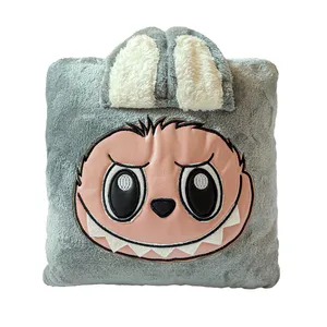  پتو 1 نفر مدل بالشتی لبوبو سایز 180x160 سانتی‌متر