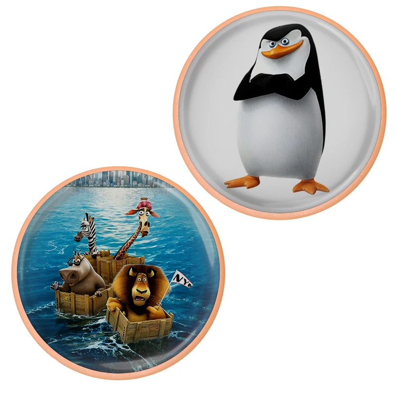 تراش مدل مخزن دار طرح انیمیشن حیوانات ماداگاسکار کد S13161-140 بسته دو عددی