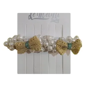 کش مو دخترانه مدل مرواریدی کد 3