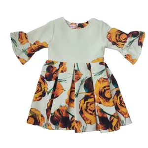 پیراهن دخترانه مدل گلدار 