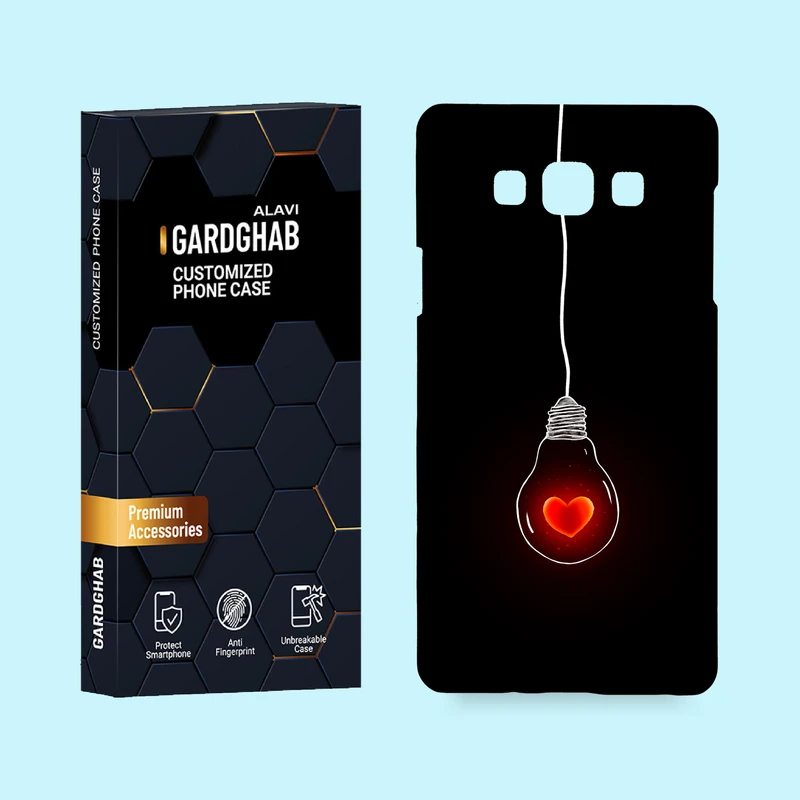کاور گارد قاب علوی مدل عاشقانه مناسب برای گوشی موبایل سامسونگ Galaxy A7 2015 / A700