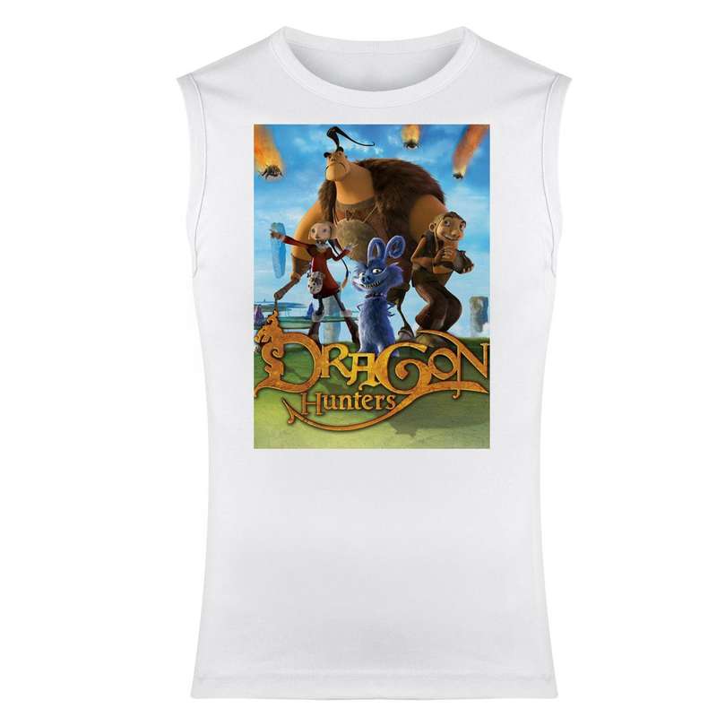 تاپ مردانه مدل DRAGON کد 179 رنگ سفید