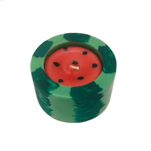 شمع دست ساز مدل یلدایی هندوانه