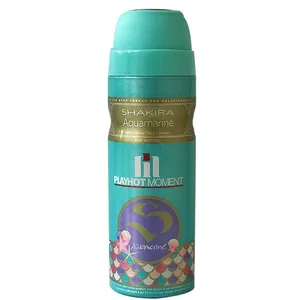 اسپری خوشبو کننده بدن زنانه پلی هات مومنت مدل Shakira Aquamarine حجم 200 میلی لیتر