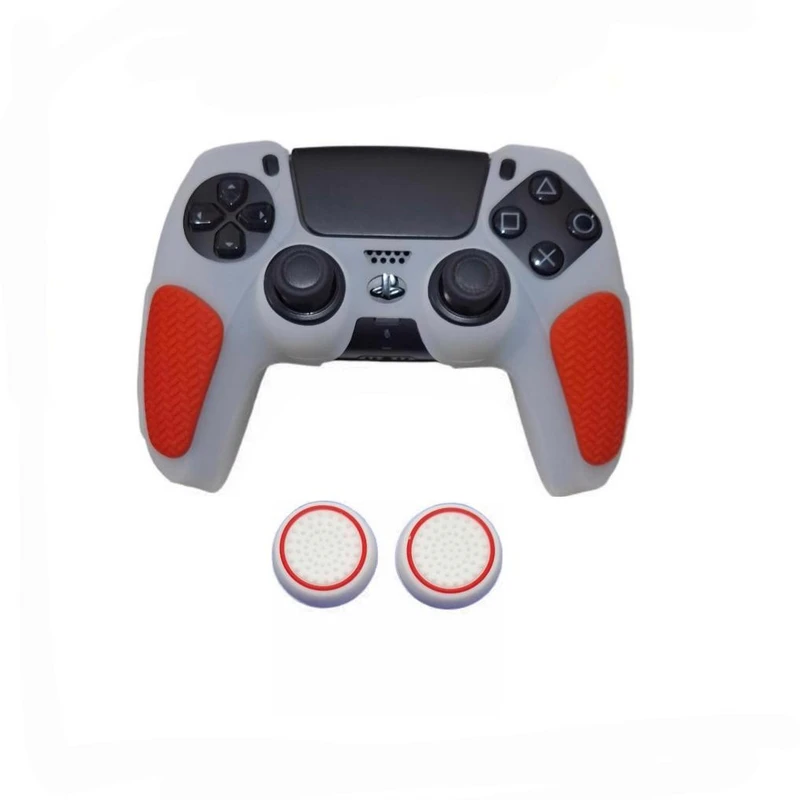 محافظ دسته بازی پلی استیشن۵ مدل ZXO123 به همراه روکش آنالوگ بسته دو عددی 