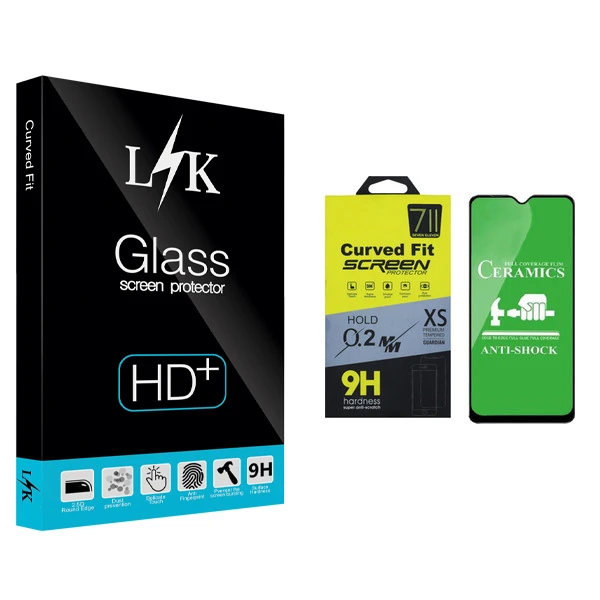 محافظ صفحه نمایش سرامیکی ال کی مدل +LITE مناسب برای گوشی موبایل سامسونگ Galaxy A50/A50S/A30/A30S
