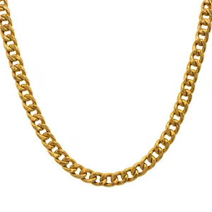 زنجیر طلا 18 عیار مردانه گالری رحمانی مدل کارتیه کد 010 