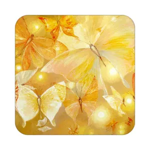 زیر لیوانی کاکتی طرح نقاشی رنگ روغن مدل mg10378