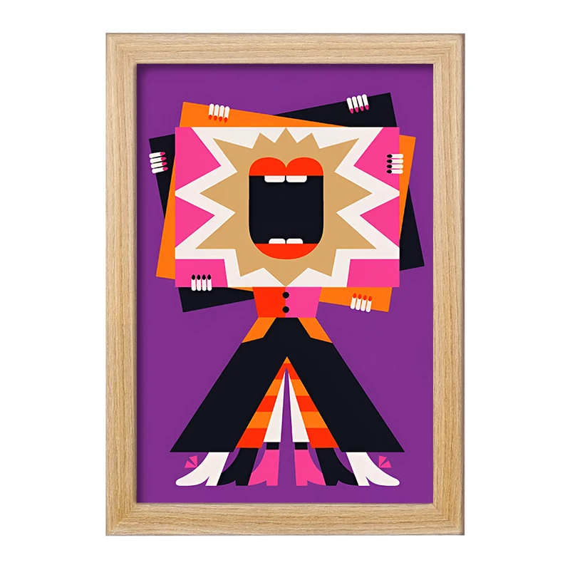 تابلو خندالو مدل فریاد کد F9749