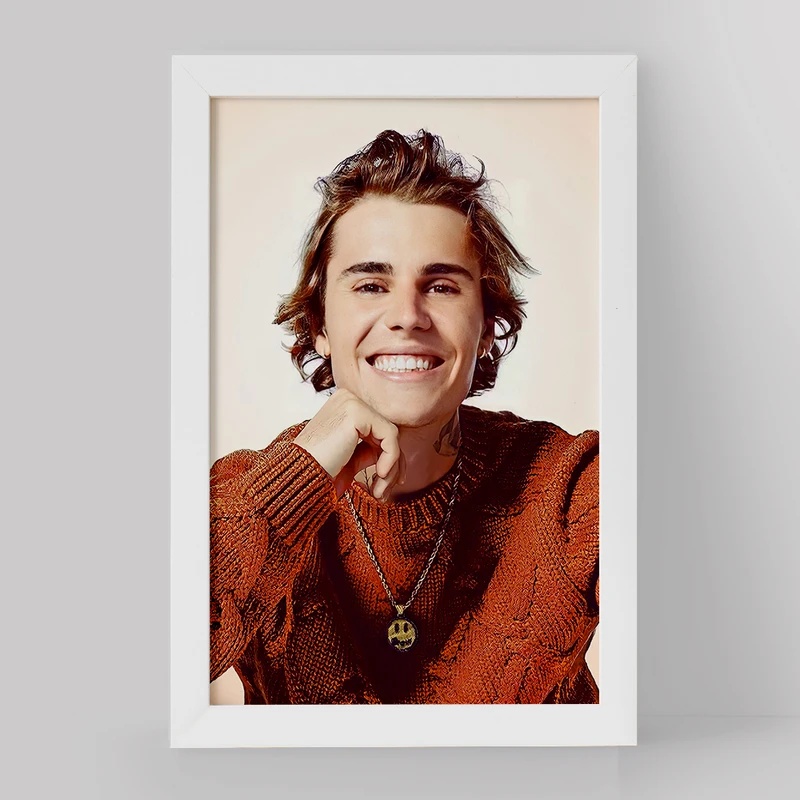 تابلو خندالو مدل جاستین بیبر Justin Bieber کد 19019