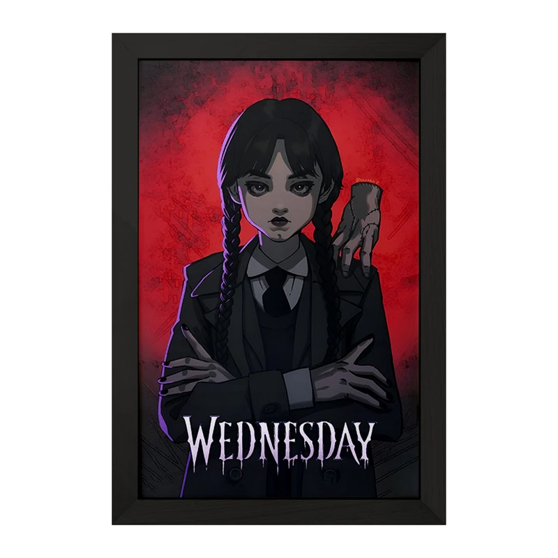 تابلو خندالو مدل ونزدی (Wednesday) کد F4951