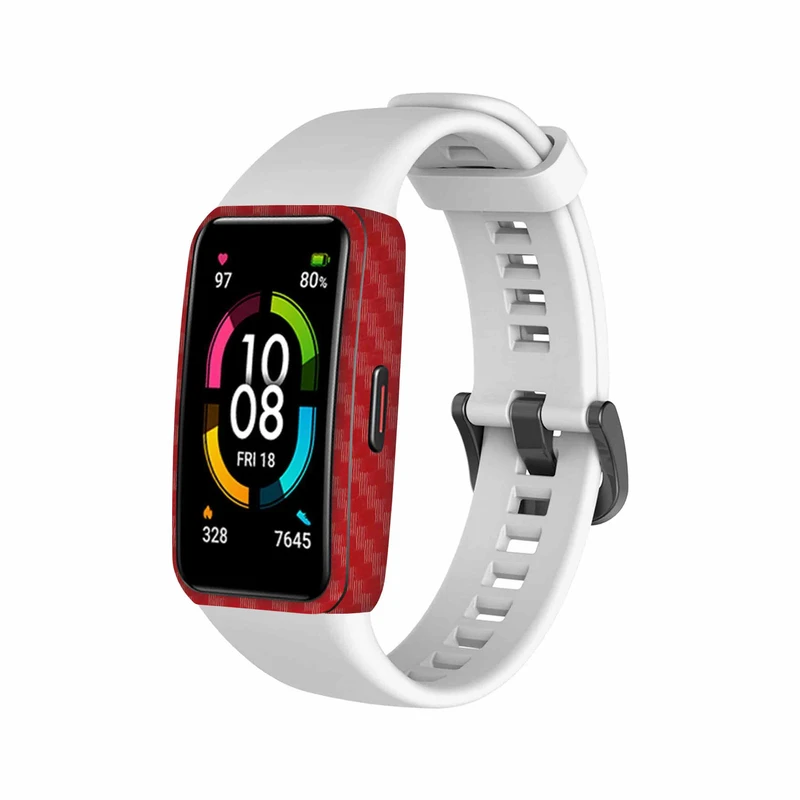  برچسب ماهوت طرح Red-Fiber مناسب برای ساعت هوشمند هوآوی band 6