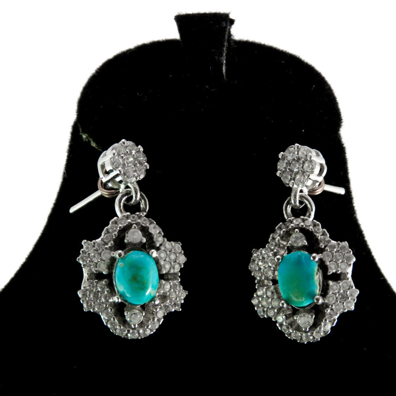 نیم ست نقره زنانه کد AV063 نیم ست نقره زنانه کد AV063