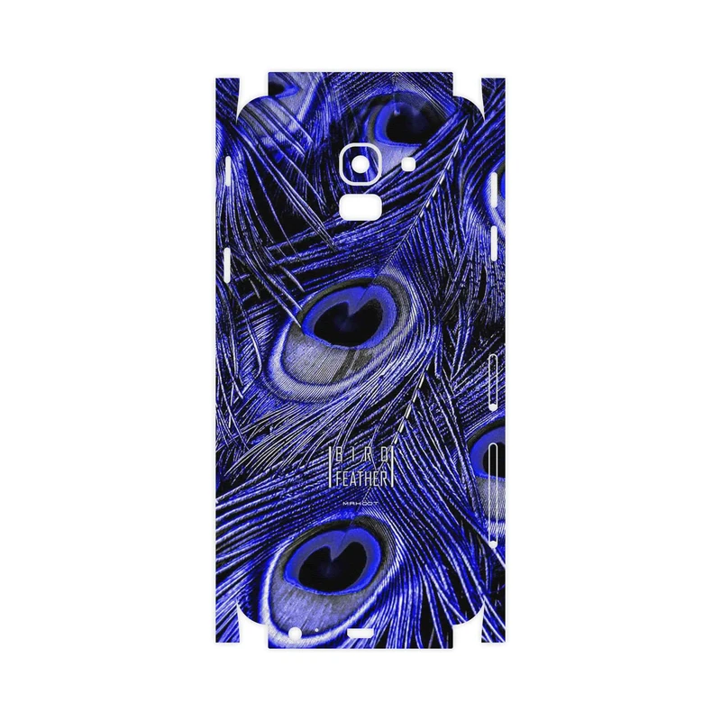 برچسب پوششی ماهوت مدل Purple Feather-FullSkin مناسب برای گوشی موبایل سامسونگ Galaxy J6