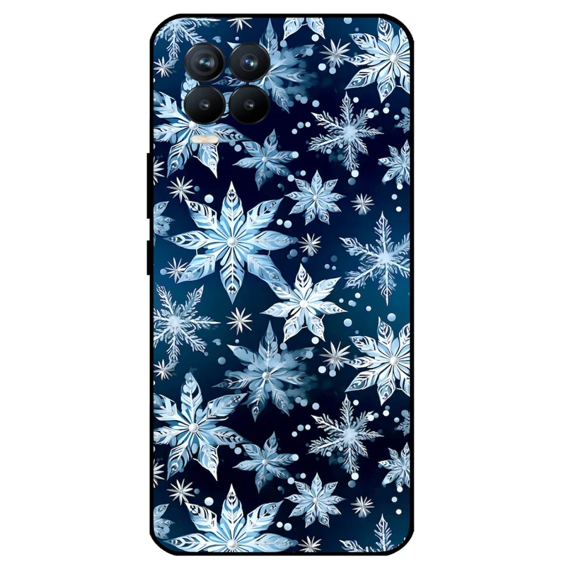 کاور مگافون طرح برف مدل 2824 مناسب برای گوشی موبایل ریلمی 8 4G / 8 Pro     