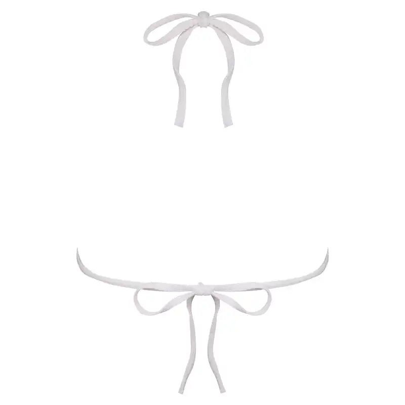 مایو زنانه شهره مدل حلقه ای پددار کد 4945-455 رنگ سفید