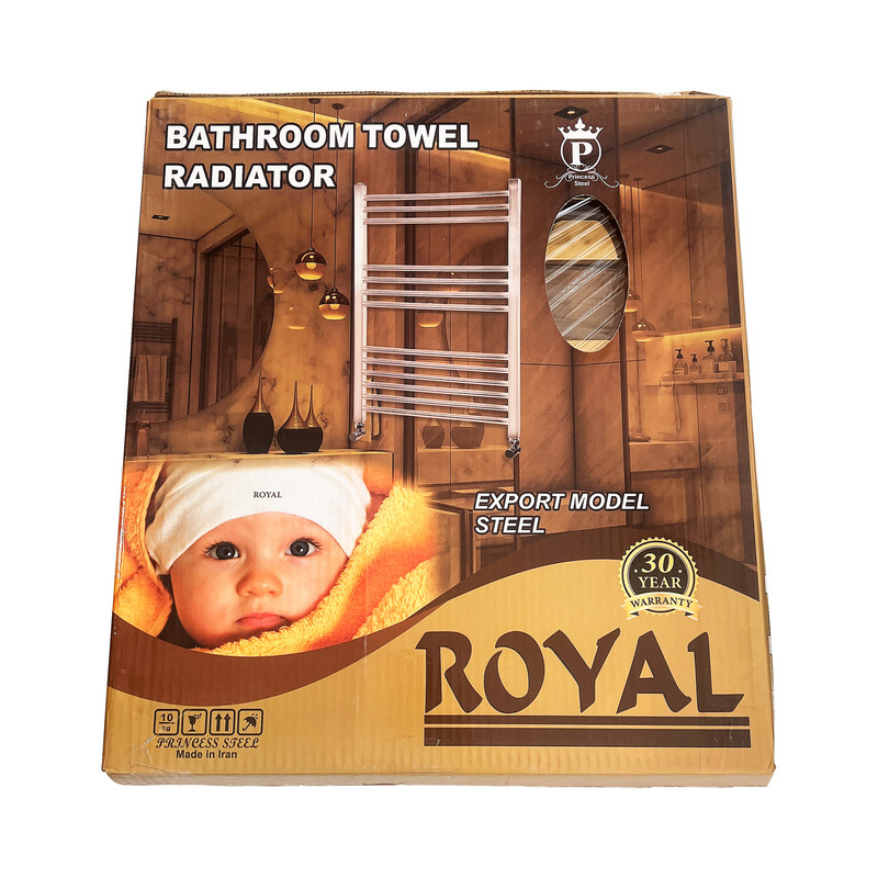 رادیاتور حوله خشک کن مدل استیل فلت