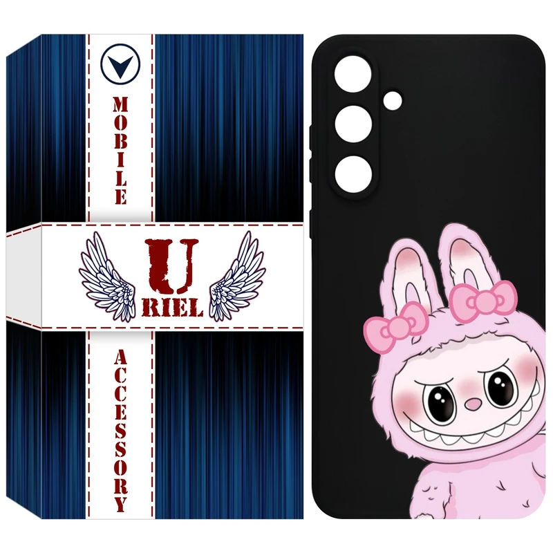 کاور یوریل قاب مدل KSH کد 118 طرح عروسک لبوبو مناسب برای گوشی موبایل سامسونگ Galaxy A35