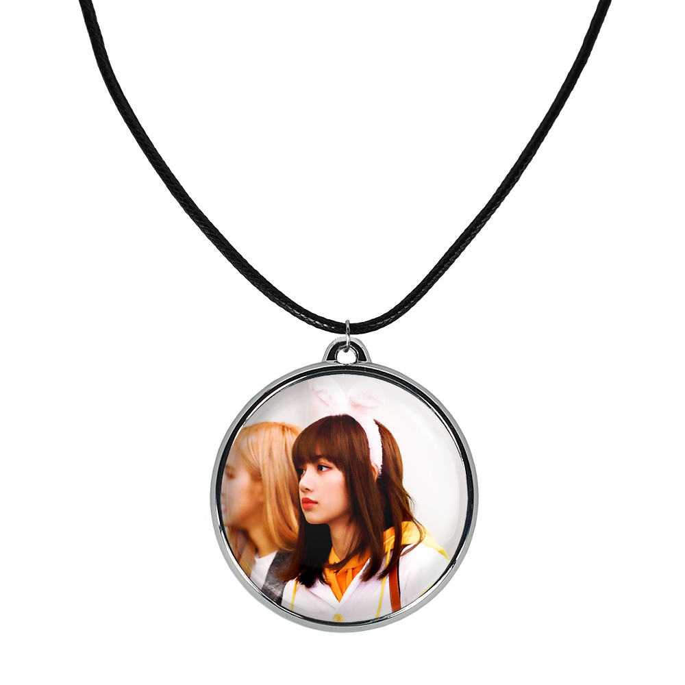 گردنبند خندالو مدل لیسا بلک پینک کد 1423814241