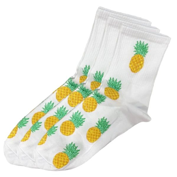 جوراب ساق کوتاه هورا مهر مدل اناناس ‌HS-FUN02 مجموعه 3 عددی -  - 1