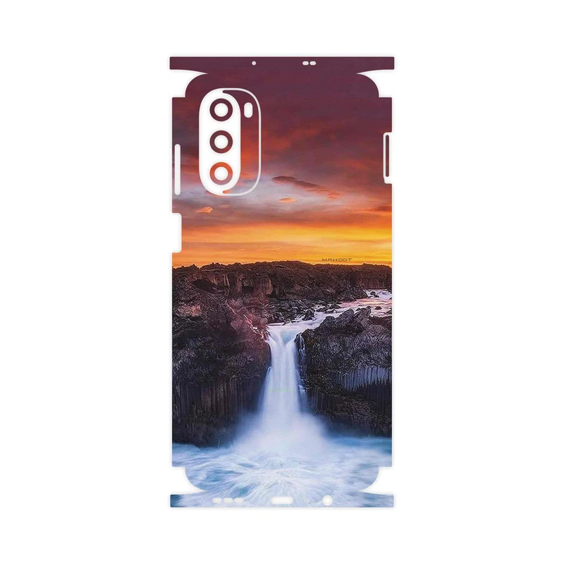برچسب پوششی ماهوت مدل Waterfall-FullSkin مناسب برای گوشی موبایل موتورولا Moto G52